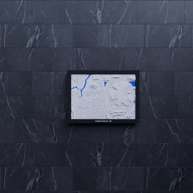 Mô hình thu nhỏ 3D Virginia Beach, VA, Hoa Kỳ - Image 8