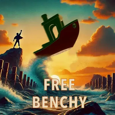 File CAD STEP Public Domain 3DBenchy gốc (CC0)