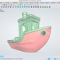 File CAD STEP Public Domain 3DBenchy gốc (CC0) - Thumbnail 2