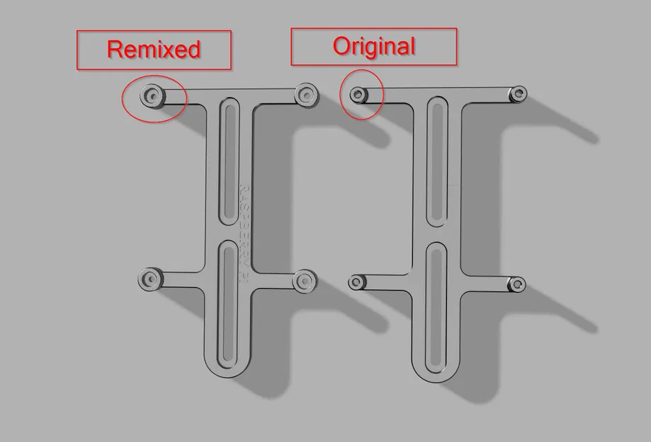 Giá đỡ Raspberry Pi 3/4 dùng ốc Heatset (Remixed) - Image 1