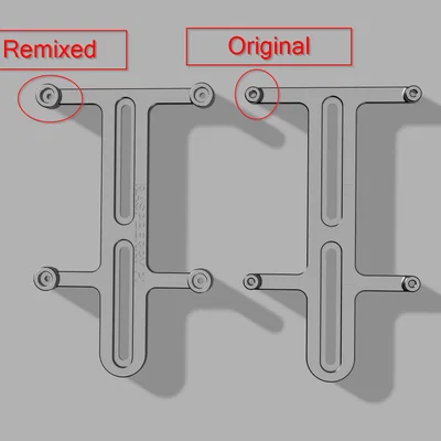Giá đỡ Raspberry Pi 3/4 dùng ốc Heatset (Remixed)
