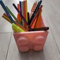 Hộp đựng bút phong cách LEGO (Lego style pen holder) - Thumbnail 4