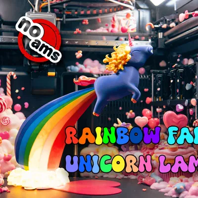 Đèn Kỳ Lân Xì Cầu Vồng (The Unicorn Rainbow Fart Lamp)
