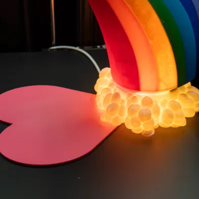 Đèn Kỳ Lân Xì Cầu Vồng (The Unicorn Rainbow Fart Lamp)