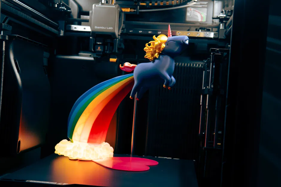 Đèn Kỳ Lân Xì Cầu Vồng (The Unicorn Rainbow Fart Lamp) - Image 4