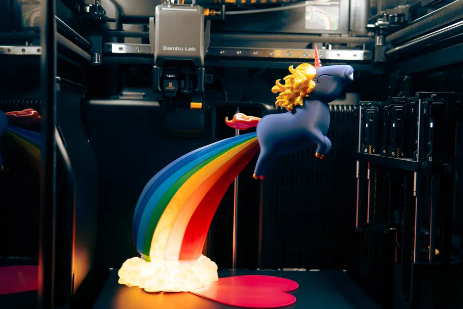 Đèn Kỳ Lân Xì Cầu Vồng (The Unicorn Rainbow Fart Lamp) - Image 6