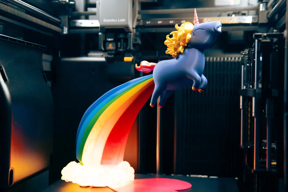 Đèn Kỳ Lân Xì Cầu Vồng (The Unicorn Rainbow Fart Lamp) - Image 10