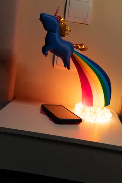 Đèn Kỳ Lân Xì Cầu Vồng (The Unicorn Rainbow Fart Lamp) - Image 13