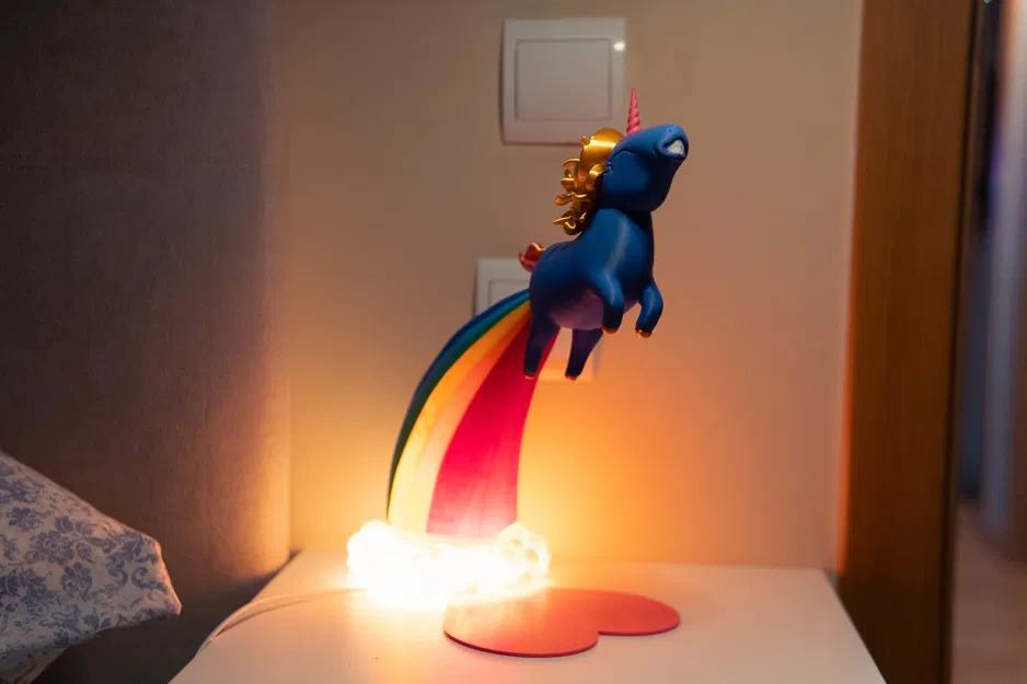 Đèn Kỳ Lân Xì Cầu Vồng (The Unicorn Rainbow Fart Lamp) - Image 15