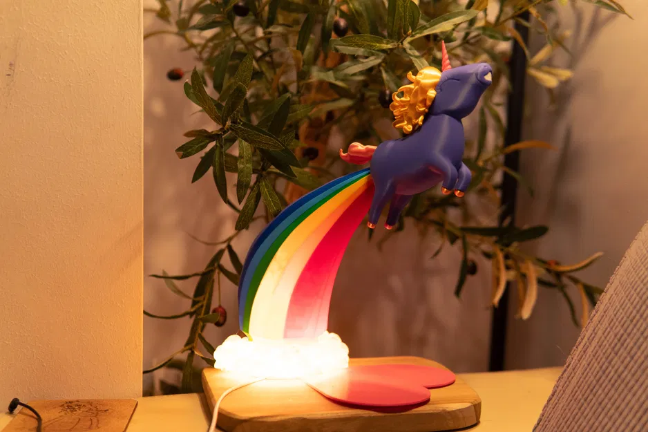 Đèn Kỳ Lân Xì Cầu Vồng (The Unicorn Rainbow Fart Lamp) - Image 16