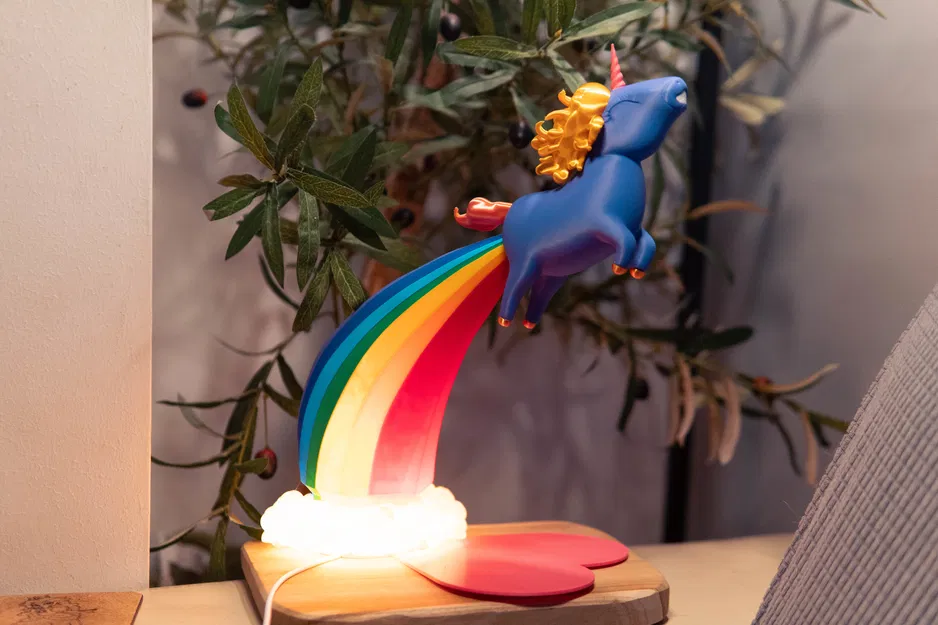 Đèn Kỳ Lân Xì Cầu Vồng (The Unicorn Rainbow Fart Lamp) - Image 17