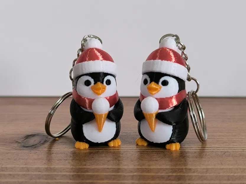 Móc khóa Baby Penguin (Chim cánh cụt con) dễ thương - Image 1