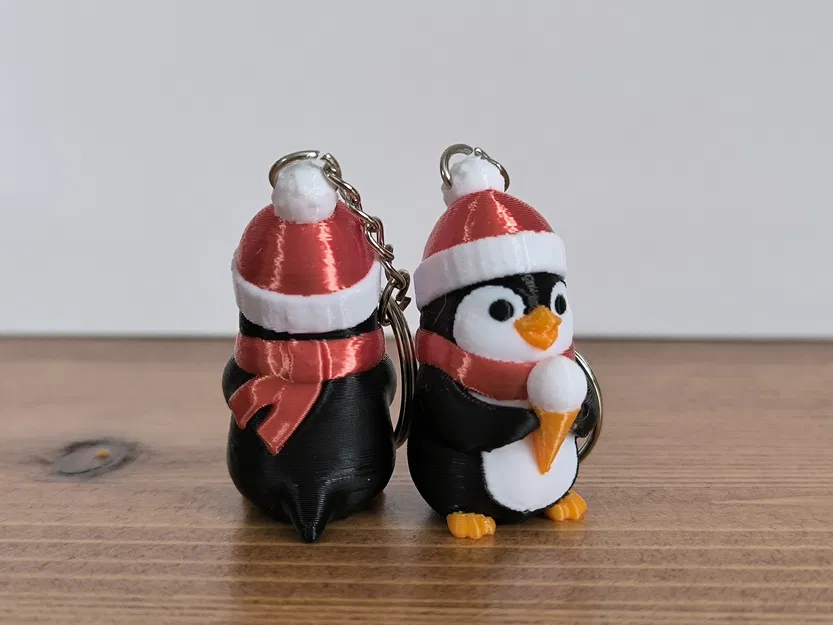 Móc khóa Baby Penguin (Chim cánh cụt con) dễ thương - Image 2