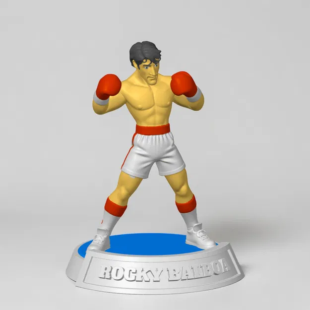 Mô Hình Rocky Balboa 3D - Biểu Tượng Của Ý Chí - Image 1
