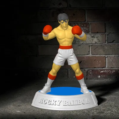 Mô Hình Rocky Balboa 3D - Biểu Tượng Của Ý Chí