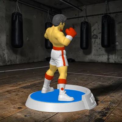 Mô Hình Rocky Balboa 3D - Biểu Tượng Của Ý Chí