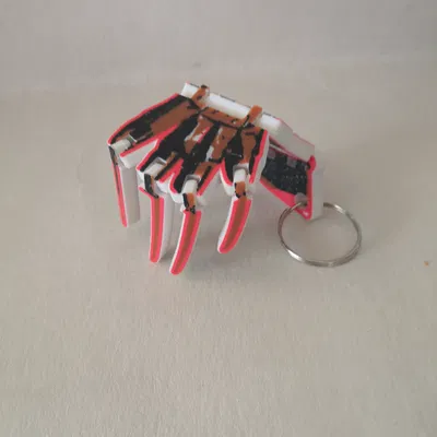 Móc khóa Găng tay Freddy Krueger 3D độc đáo