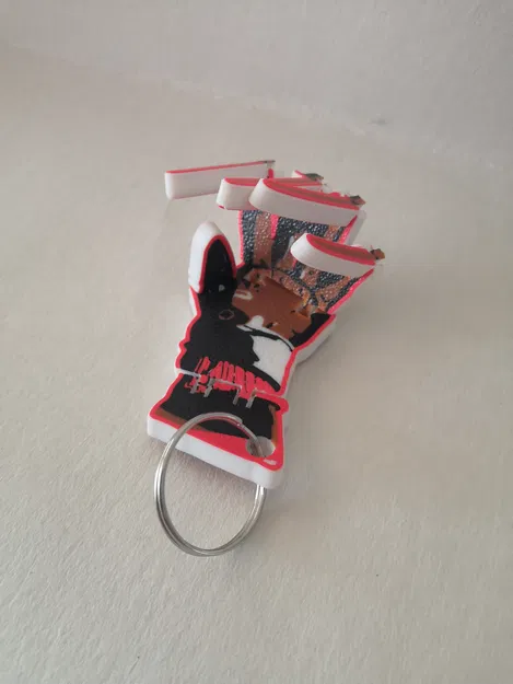 Móc khóa Găng tay Freddy Krueger 3D độc đáo - Image 3