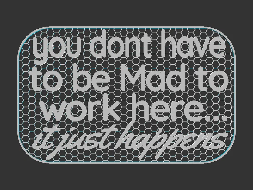 Bảng chữ “Không cần phải điên mới làm ở đây” - Image 2