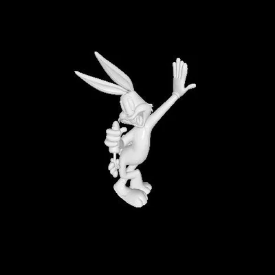 Mô hình 3D Bugs Bunny vui nhộn