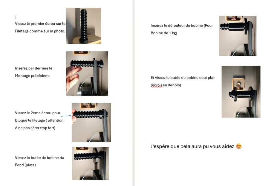 Porte bobine Ender 3 V3 KE/SE - Image 5