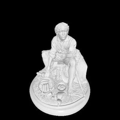 Tượng Samwise Gamdschie Lord of the Rings - Mô hình 3D Fantasy