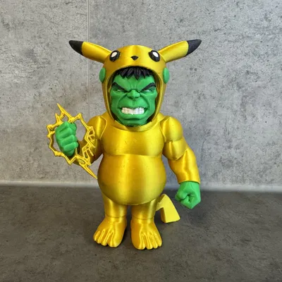 Hulkachu – Figure Hulk lấy cảm hứng từ Pikachu