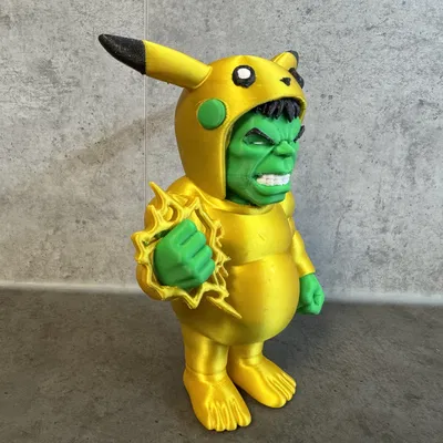 Hulkachu – Figure Hulk lấy cảm hứng từ Pikachu