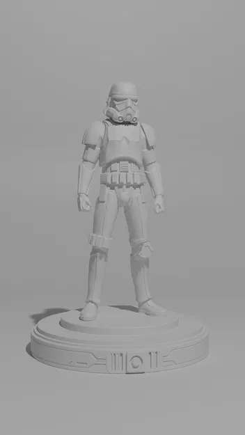 StormTrooper – Mô hình 3D Stormtrooper Đế Chế dáng hiên ngang - Image 1