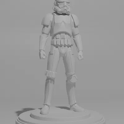 StormTrooper – Mô hình 3D Stormtrooper Đế Chế dáng hiên ngang