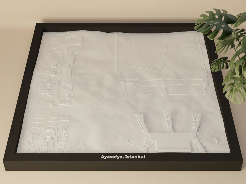 Ayasofya, Istanbul, Turkey - Mô hình 3D thu nhỏ - Image 1