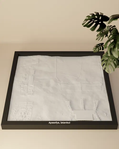 Ayasofya, Istanbul, Turkey - Mô hình 3D thu nhỏ - Image 3