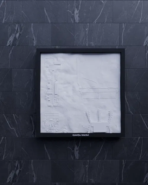 Ayasofya, Istanbul, Turkey - Mô hình 3D thu nhỏ - Image 6