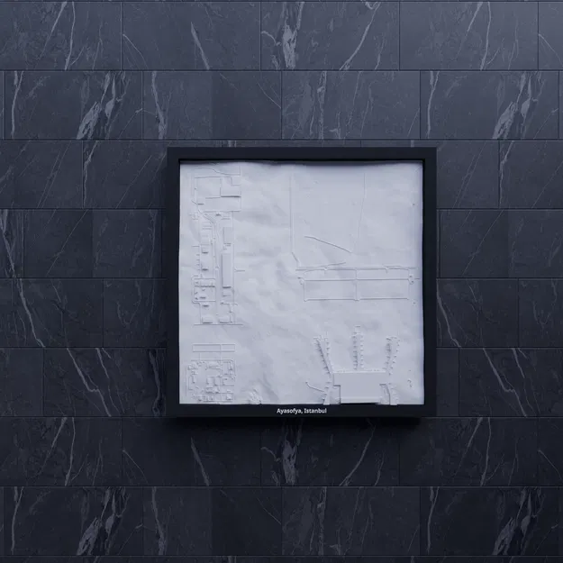 Ayasofya, Istanbul, Turkey - Mô hình 3D thu nhỏ - Image 8