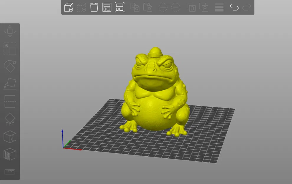 Mô Hình 3D Chú Cóc Mặt Khó Tính Độc Đáo - Image 3