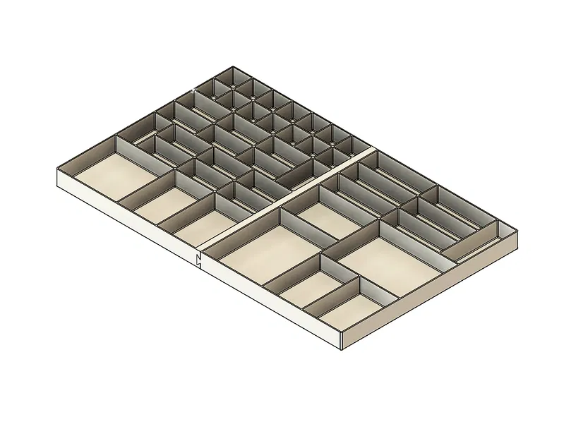 Hộp Đựng Đồ Chia Ngăn XL Theo Mô-đun - Sắp Xếp Thông Minh - Image 1