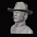 Tượng Clint Eastwood 3D - Tái hiện huyền thoại miền Tây - Thumbnail 1