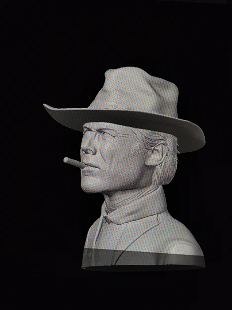 Tượng Clint Eastwood 3D - Tái hiện huyền thoại miền Tây - Image 3