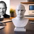 Steve (Steven Paul) Jobs - tượng bán thân (có hoặc không có kính) - Thumbnail 1