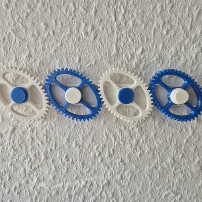 4-Gear Chain Fidget Wall Mount – Đồ chơi bánh răng treo tường