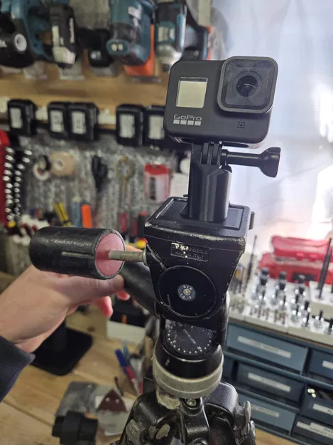 Ngàm gắn GoPro cho tripod dùng M5 Heat Sink - Image 1