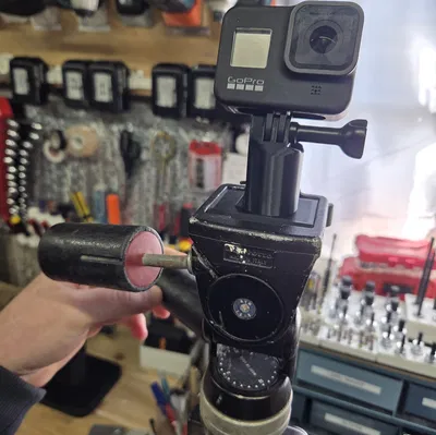 Ngàm gắn GoPro cho tripod dùng M5 Heat Sink