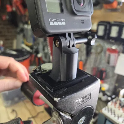 Ngàm gắn GoPro cho tripod dùng M5 Heat Sink