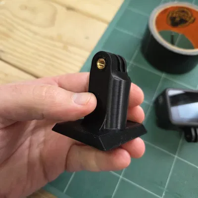 Ngàm gắn GoPro cho tripod dùng M5 Heat Sink