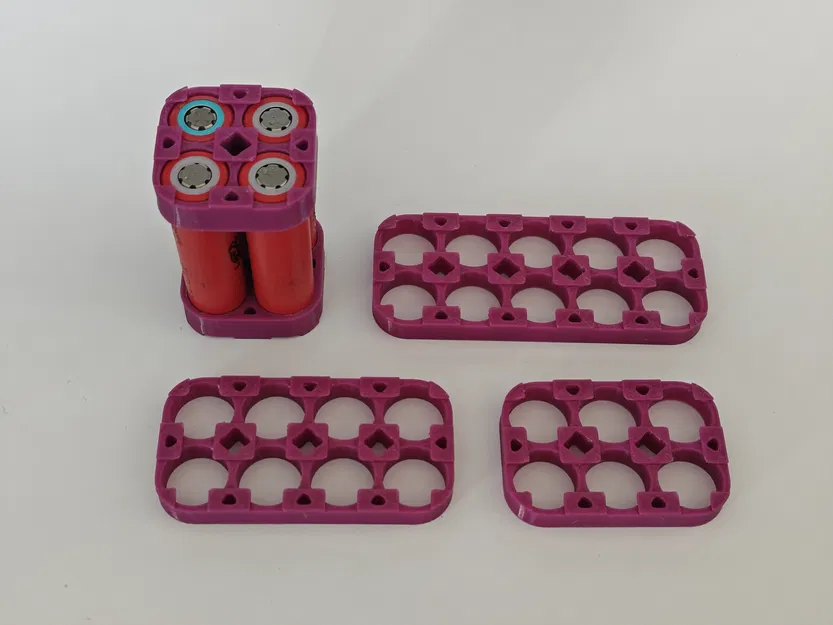 Holder 18650 hàn điểm (Spot Weld) | 2 hàng (2x Row) - Image 1