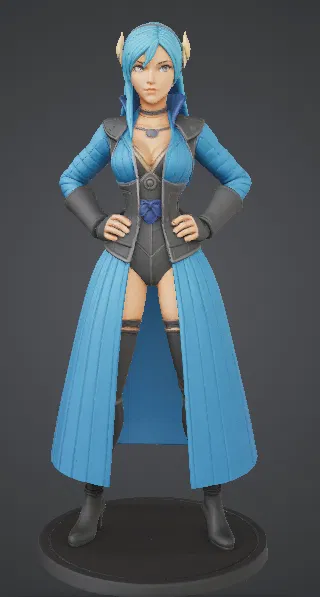 Tượng Nhân Vật Nữ Game RPG Đẹp Tinh Xảo - Image 1