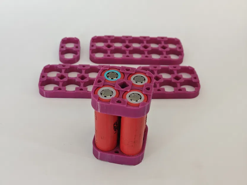 Holder 18650 hàn điểm (Spot Weld) | 2 hàng (2x Row) - Image 2