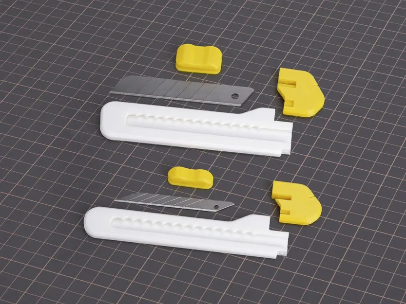Dao rọc giấy snap-off (Snap-Off utility knife) in 3D - Image 2