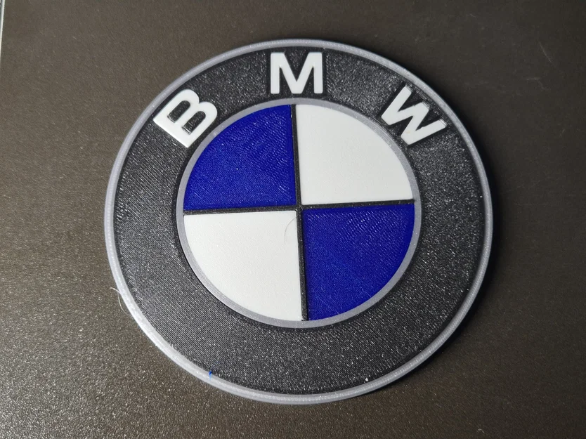 Logo BMW 3D Nhiều Mảnh - Dễ In, Đa Sắc Màu - Image 1