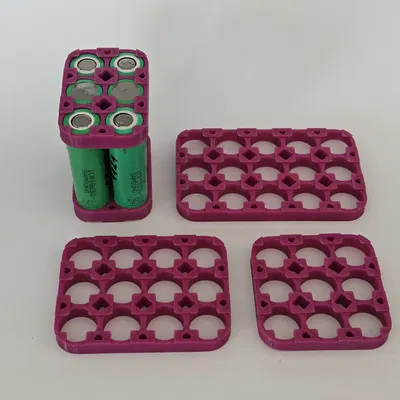 Bộ Giữ Pin 18650 Hàn Điểm | 3 Hàng